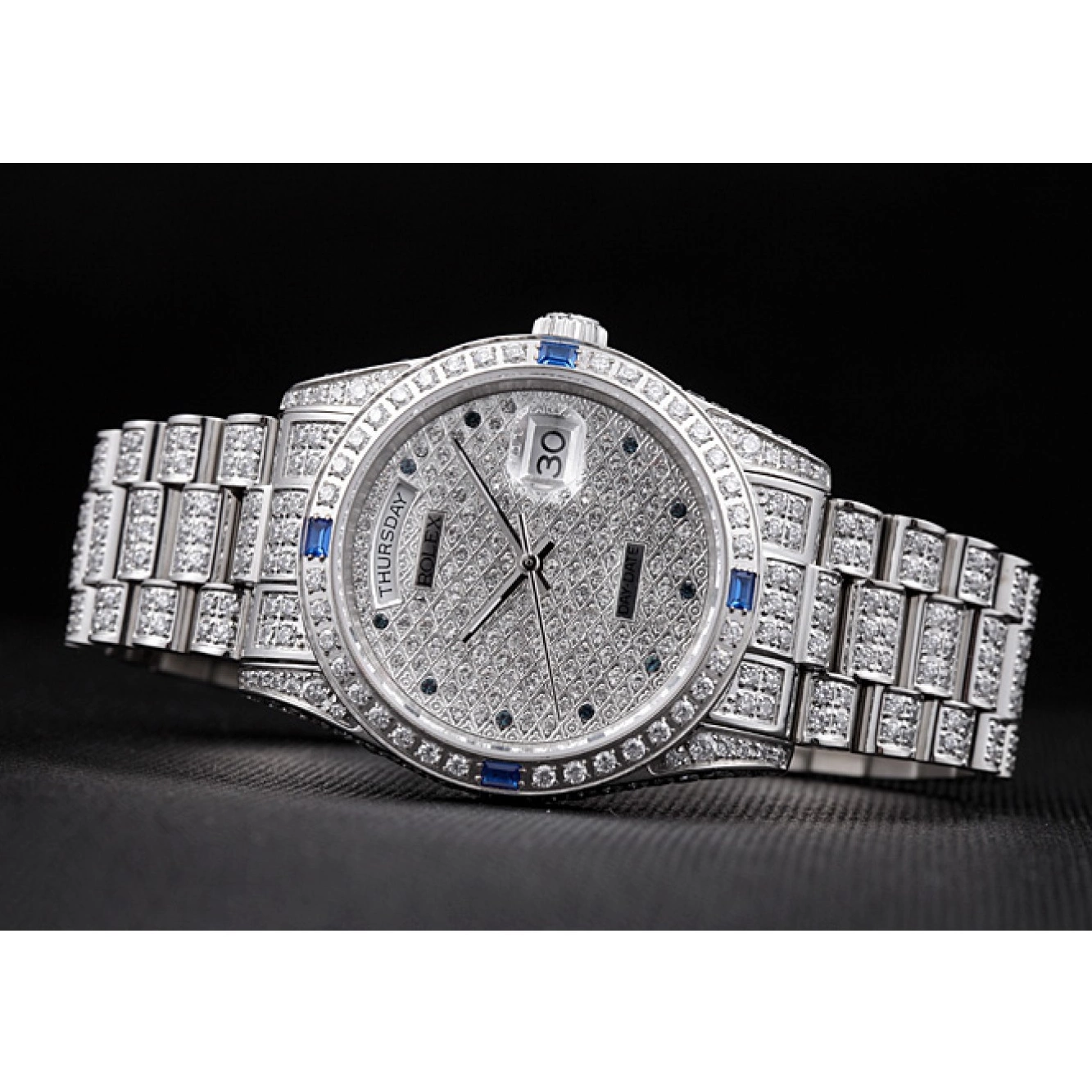 Good copy rolex watches Day-Date Rolex 621613 Diamonds-srl183 Swiss 0525